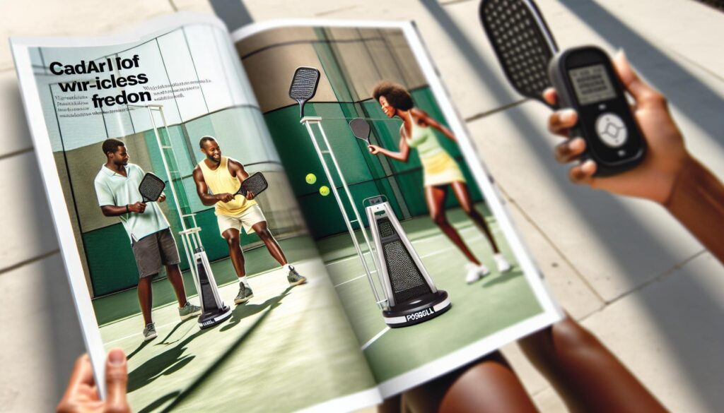 Posboll Pickleball Machine Remote Controlled Portable: Wireless Freedom