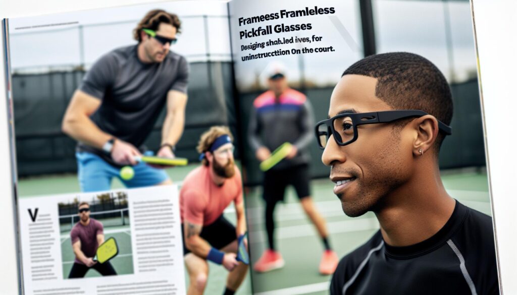 Frameless Pickleball Glasses: Unobstructed Vision on Court
