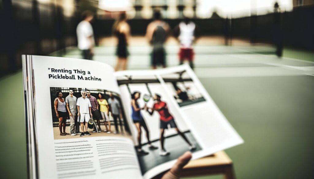 Rent a Pickleball Machine: Local & Online Options Compared