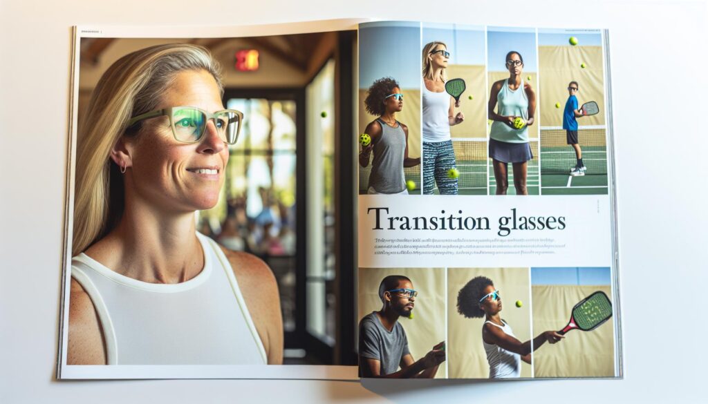 Transition Glasses for Pickleball: Indoor to Outdoor Clarity