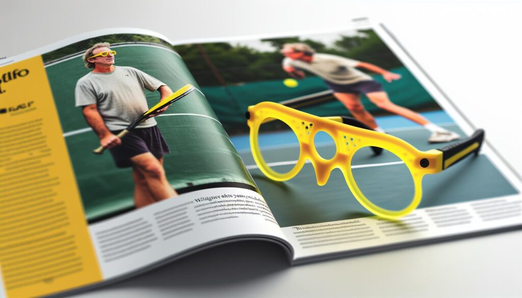Yellow Pickleball Glasses: Enhanced Contrast for Better Vision