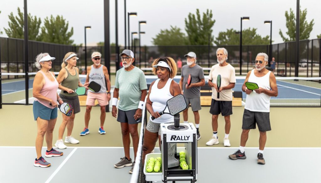 Rally Pickleball Machine: Group Practice Made Simple