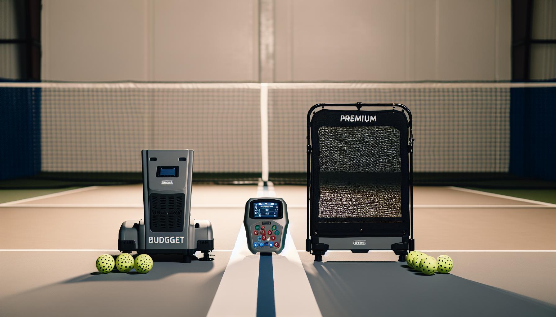 Furlihong Pickleball Machine Review: Budget Performance Tested 4 budget vs. Premium Pickleball Machines Comparison