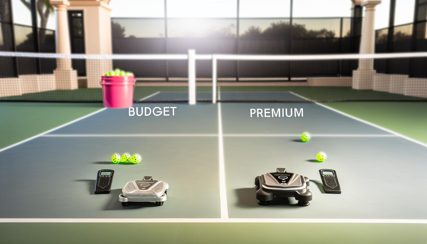 Smart Pickleball Machine: AI Training Revolution Begins 4 Comparing Budget vs. Premium Pickleball Robots
