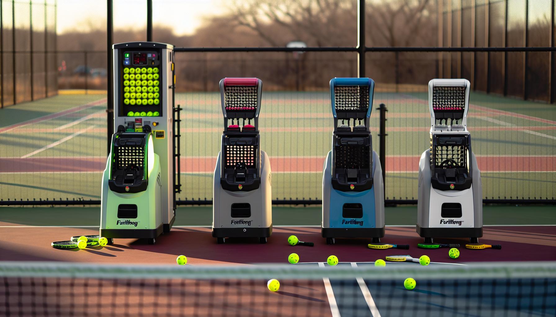 Furlihong 3802PBH Pickleball Machine: In-Depth Performance Test 5 Comparing Furlihong 3802PBH to Leading Pickleball Machines