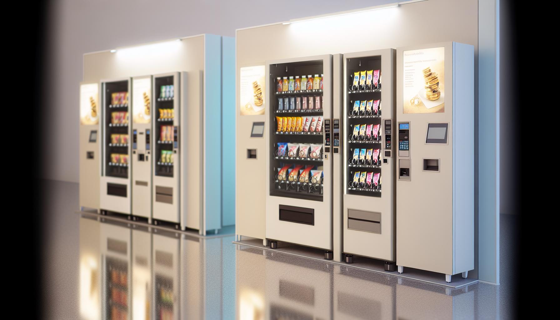 Comparing Vending Machine ⁣Models: Features and Costs