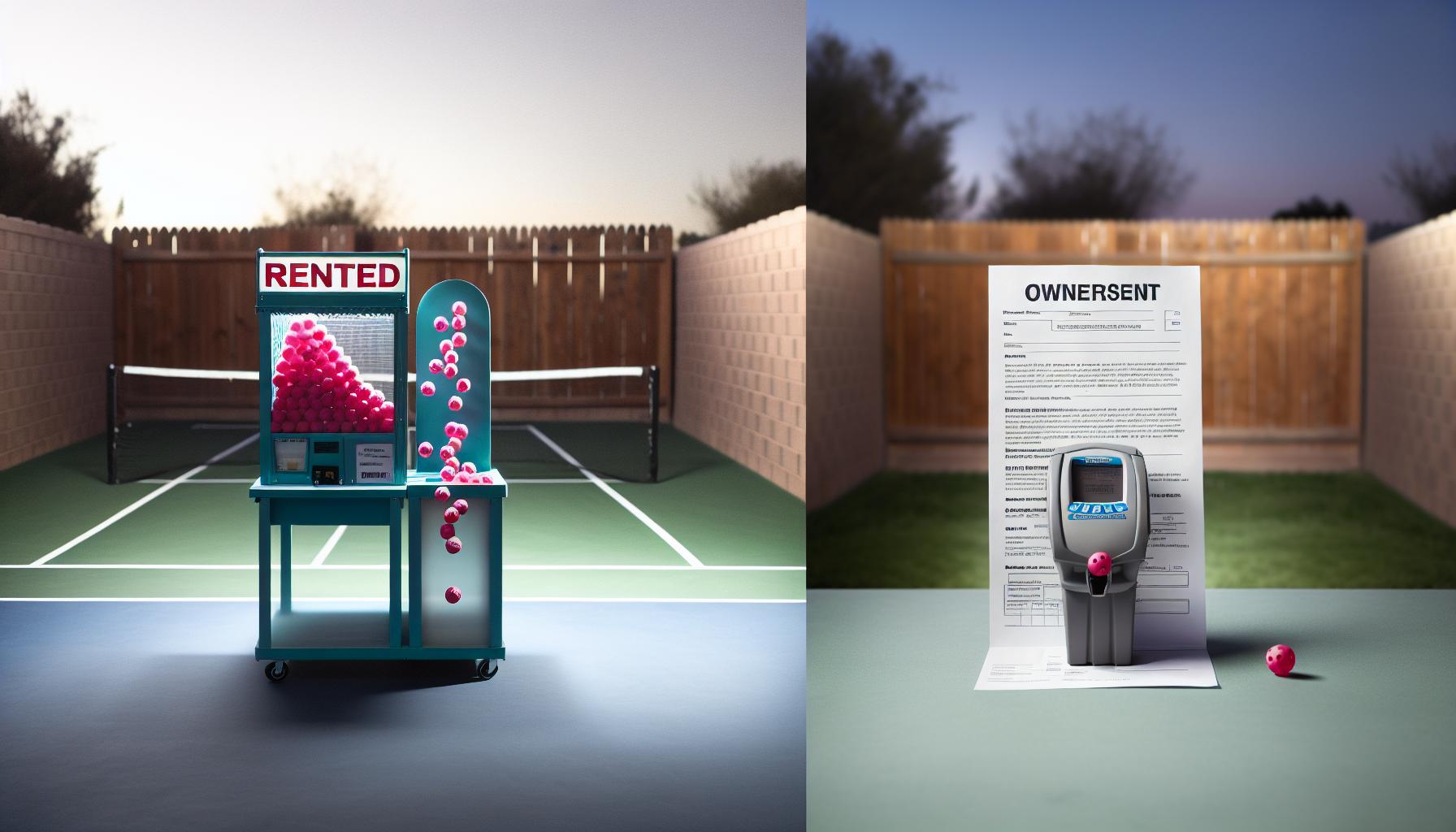Pickleball Machine Rental: Try Before You Buy Near You 3 Cost Comparison: Renting vs Buying a Pickleball Machine