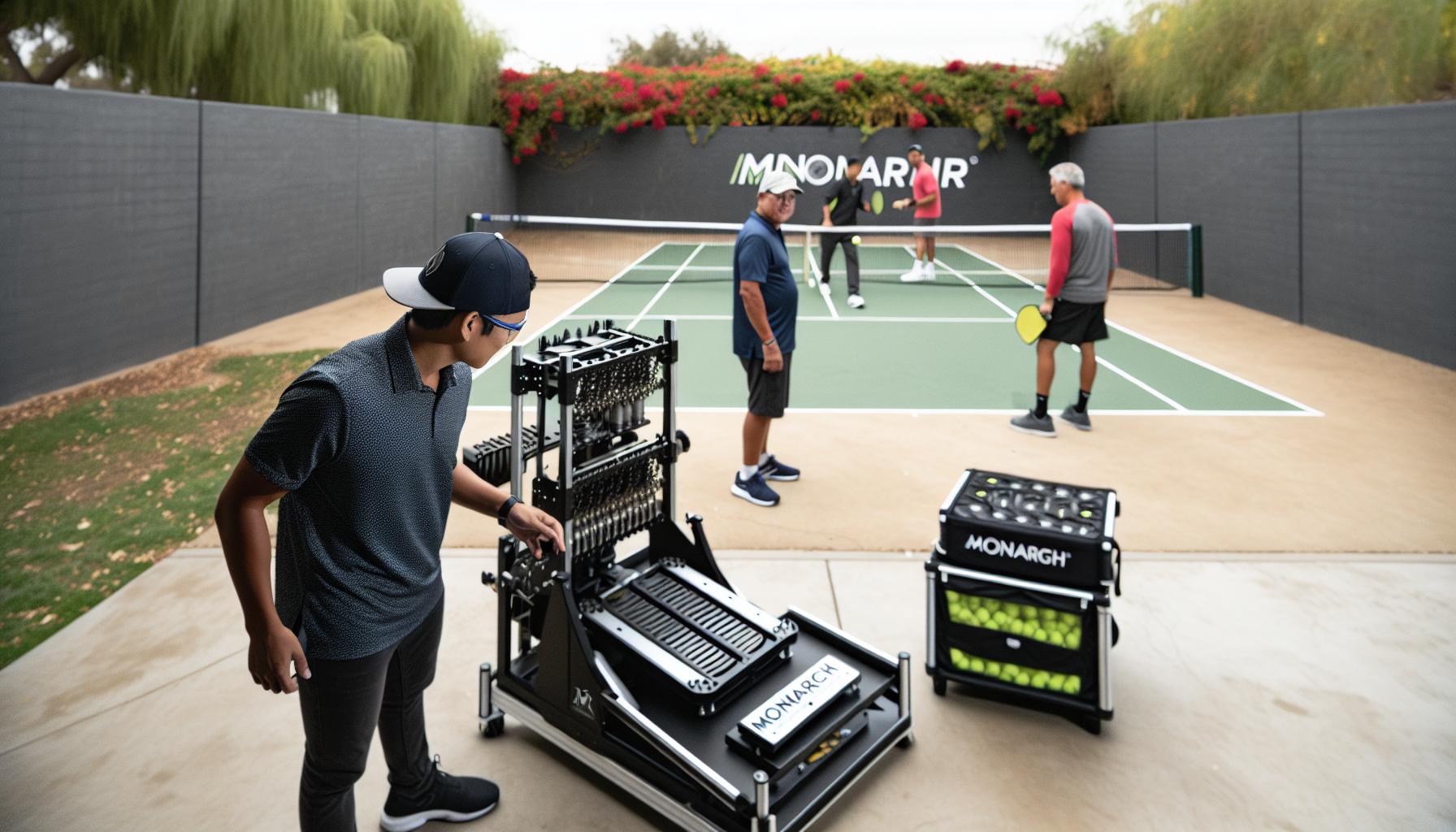 Setting Up and Operating the Monarch Pickleball Machine