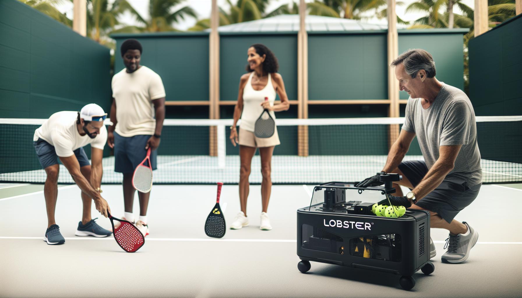 setting‌ Up and operating Your Lobster Pickleball Machine